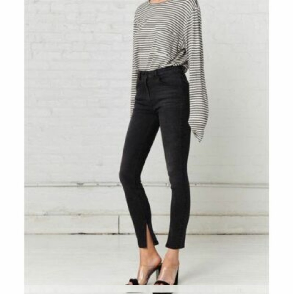 3 X 1 Split Seam skinny jean